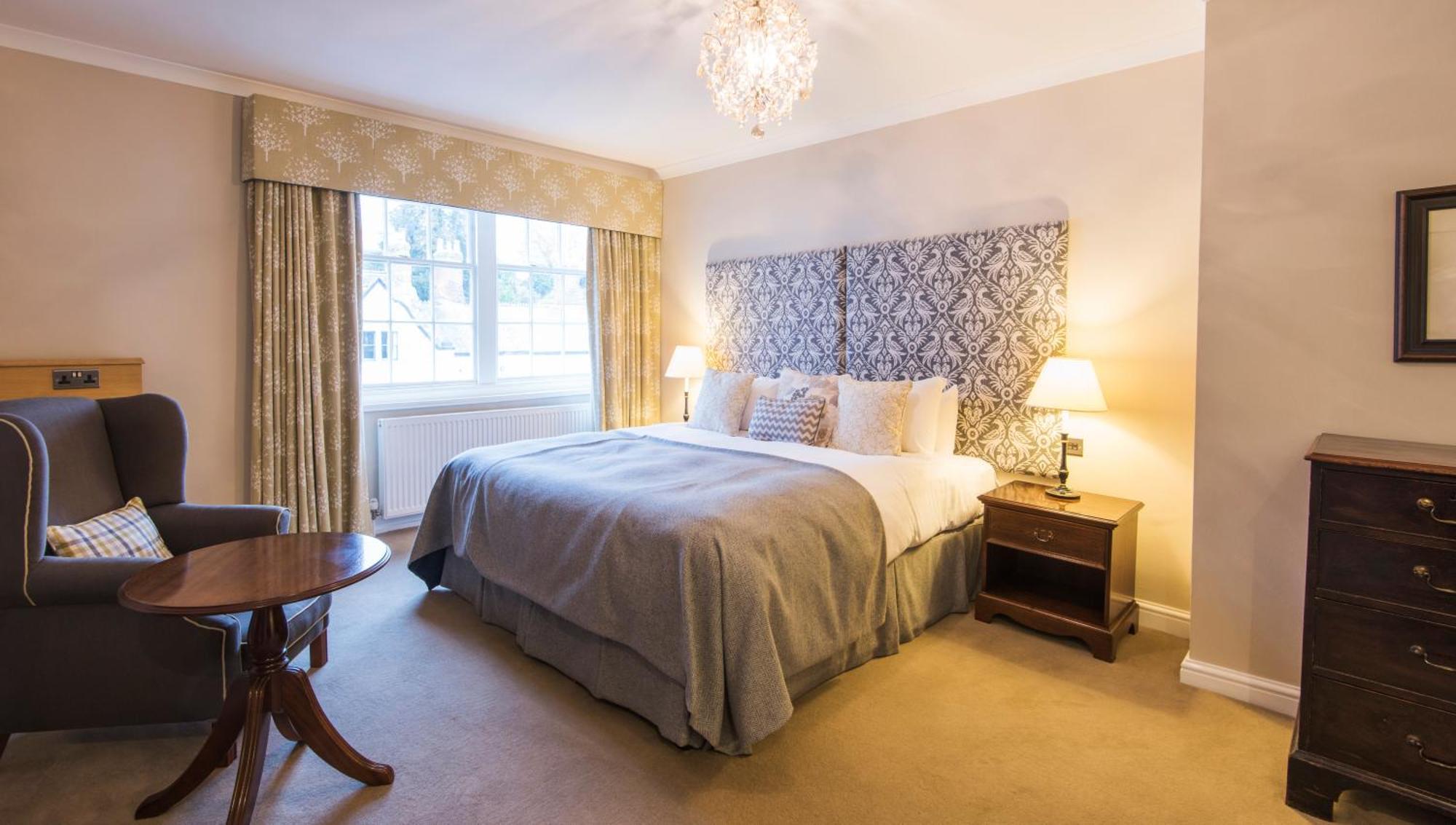 Luttrell Arms Hotell Dunster Rum bild