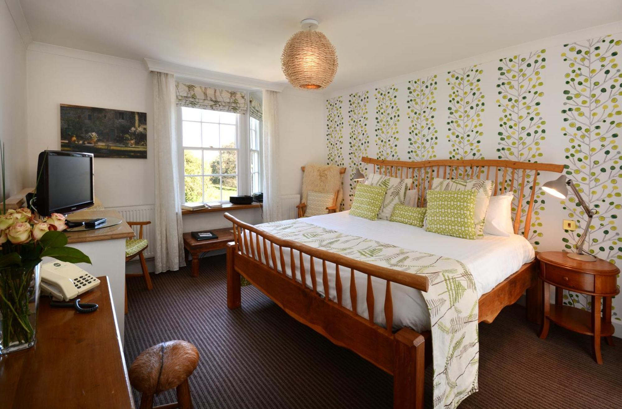 Luttrell Arms Hotell Dunster Rum bild