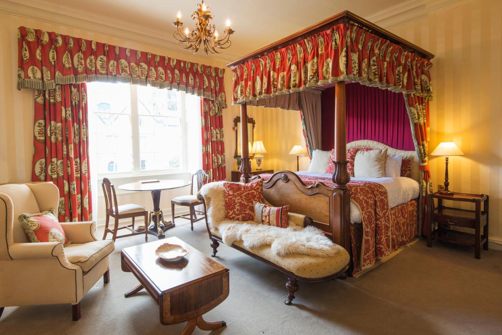 Luttrell Arms Hotell Dunster Rum bild